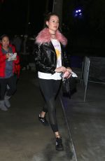 BEHATI PRINSLOO Leaves Staples Center in Los Angeles 11/25/2016