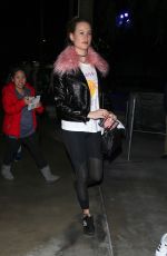 BEHATI PRINSLOO Leaves Staples Center in Los Angeles 11/25/2016