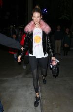 BEHATI PRINSLOO Leaves Staples Center in Los Angeles 11/25/2016