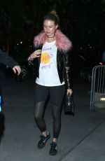 BEHATI PRINSLOO Leaves Staples Center in Los Angeles 11/25/2016