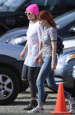 BELLA and DANI THORNE at Mercado Sagrado Arts festival in Sherman Oaks 11/06/2016