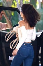BELLA HADID Arrives at a Hotel in Beverly Hills 11/07/2016
