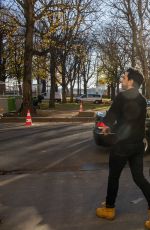 BELLA HADID Arrives at Grand Palais in Paris 11/28/2016