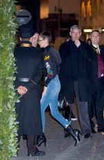 BELLA HADID Arrives at Her Hotel in Paris 11/27/2016