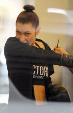 BELLA HADID at a Gym in New York 11/21/2016