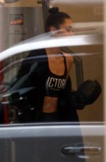 BELLA HADID at a Gym in New York 11/21/2016