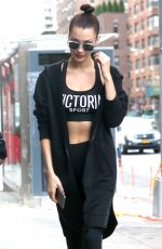 BELLA HADID at a Gym in New York 11/21/2016
