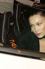BELLA HADID at Catch LA in West Hollywood 11/05/2016