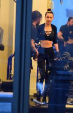 BELLA HADID at Gotham Gym in New York 11/16/2016