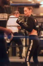 BELLA HADID at Gotham Gym in New York 11/16/2016