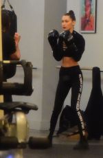 BELLA HADID at Gotham Gym in New York 11/16/2016