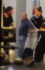 BELLA HADID at Gotham Gym in New York 11/16/2016