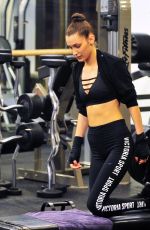 BELLA HADID at Gotham Gym in New York 11/16/2016