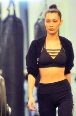 BELLA HADID at Gotham Gym in New York 11/16/2016