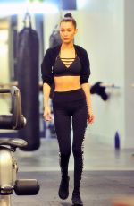 BELLA HADID at Gotham Gym in New York 11/16/2016