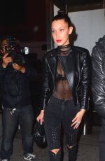 BELLA HADID Heading to UFC 205 at Madison Square Garden in New York 11/12/2016