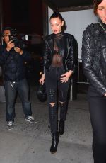 BELLA HADID Heading to UFC 205 at Madison Square Garden in New York 11/12/2016