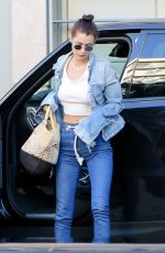 BELLA HADID in Jeans Out in Beverly Hills 11/08/2016