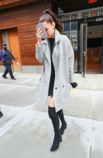 BELLA HADID Out and About in New York 11/16/2016