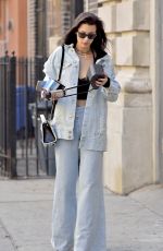 BELLA HADID Out and about in New York 11/17/2016