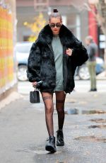 BELLA HADID Out and About in New York 11/20/2016
