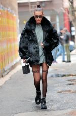 BELLA HADID Out and About in New York 11/20/2016