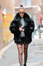 BELLA HADID Out and About in New York 11/20/2016