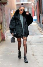 BELLA HADID Out and About in New York 11/20/2016
