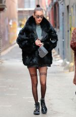 BELLA HADID Out and About in New York 11/20/2016