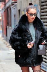 BELLA HADID Out and About in New York 11/20/2016