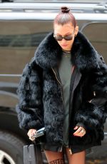 BELLA HADID Out and About in New York 11/20/2016