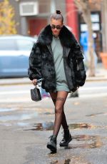 BELLA HADID Out and About in New York 11/20/2016