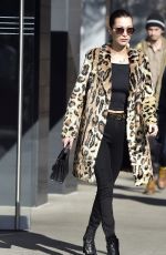 BELLA HADID Out in New York 11/18/2016