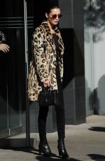 BELLA HADID Out in New York 11/18/2016