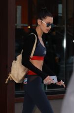 BELLA HADID Heading to a Gym in New York 11/12/2016