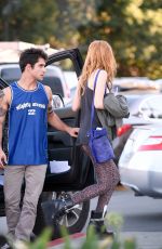 BELLA THORNE amd Tyler Posey Out in Encino 11/03/2016