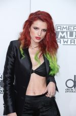BELLA THORNE at 2016 American Music Awards at The Microsoft Theater in Los Angeles 11/20/2016