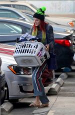 BELLA THORNE at a Laundromat in Los Angeles 11/16/2016
