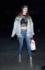 BELLA THORNE Leaves Clippers Game in Los Angeles 11/16/2016