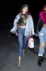 BELLA THORNE Leaves Clippers Game in Los Angeles 11/16/2016