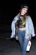 BELLA THORNE Leaves Clippers Game in Los Angeles 11/16/2016