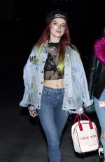 BELLA THORNE Leaves Clippers Game in Los Angeles 11/16/2016