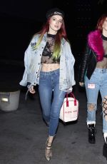 BELLA THORNE Leaves Clippers Game in Los Angeles 11/16/2016