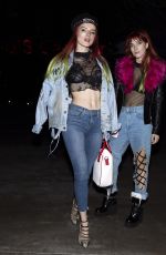 BELLA THORNE Leaves Clippers Game in Los Angeles 11/16/2016