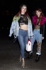 BELLA THORNE Leaves Clippers Game in Los Angeles 11/16/2016