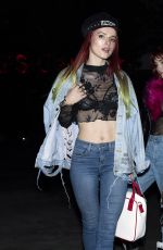 BELLA THORNE Leaves Clippers Game in Los Angeles 11/16/2016