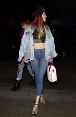 BELLA THORNE Leaves Clippers Game in Los Angeles 11/16/2016