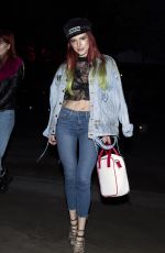 BELLA THORNE Leaves Clippers Game in Los Angeles 11/16/2016