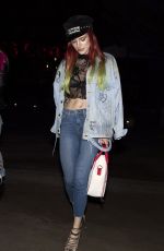 BELLA THORNE Leaves Clippers Game in Los Angeles 11/16/2016