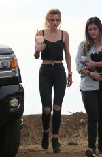 BELLA THORNE on the Set of Her Latest Project in Los Angeles 11/12/2016